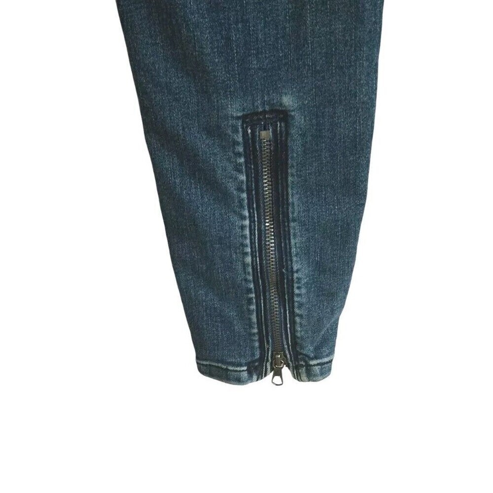 We The Free Denim Jean Medium Wash Pocket Zip Hem Stretch Denim Size 28 - Picture 6 of 7